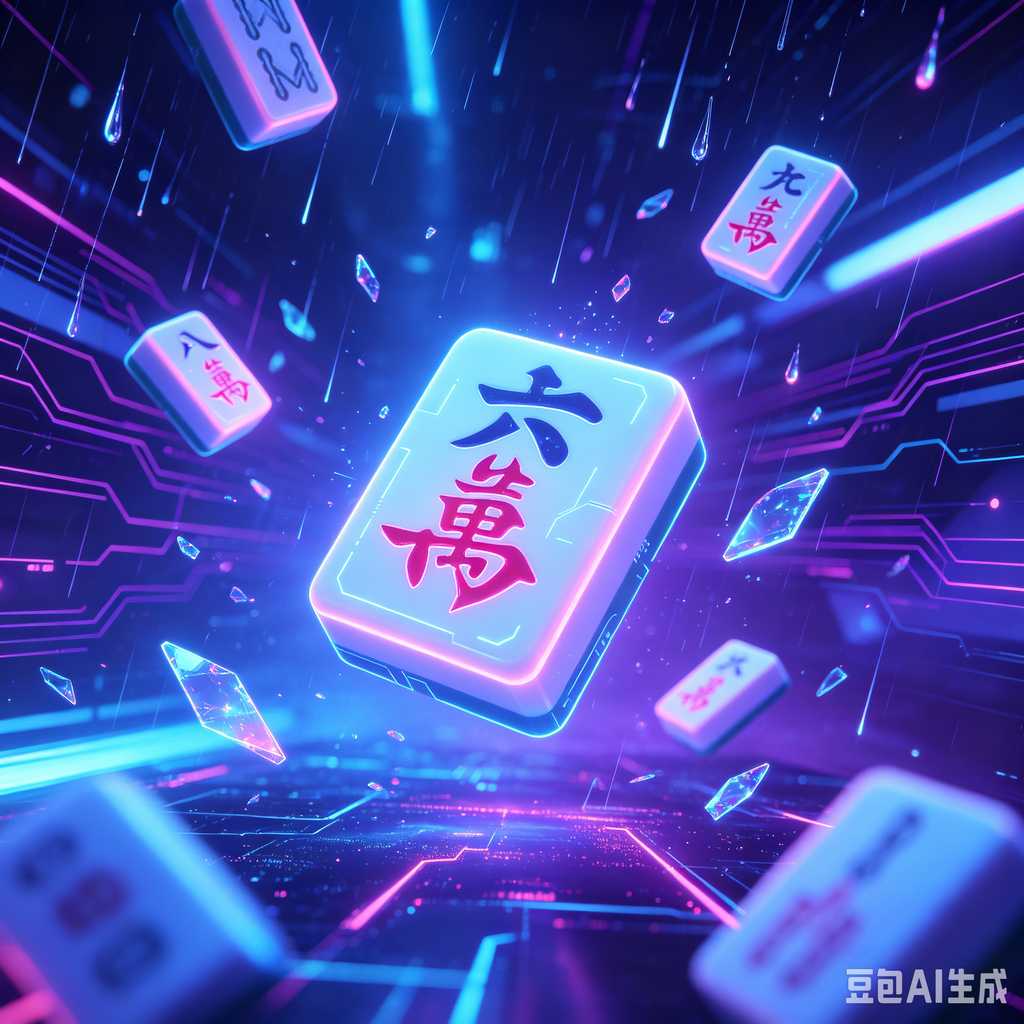 flat print mahjong set