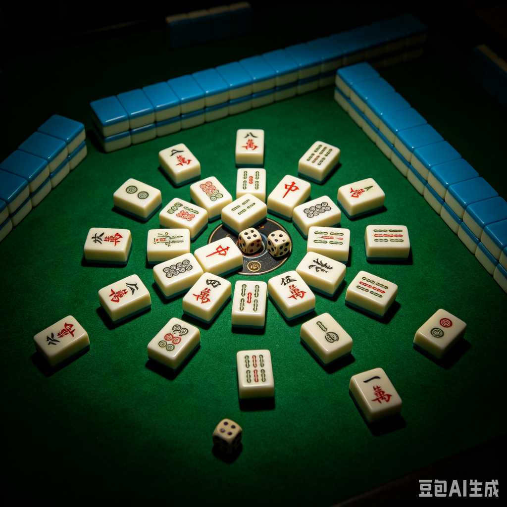 trendy color mahjong set