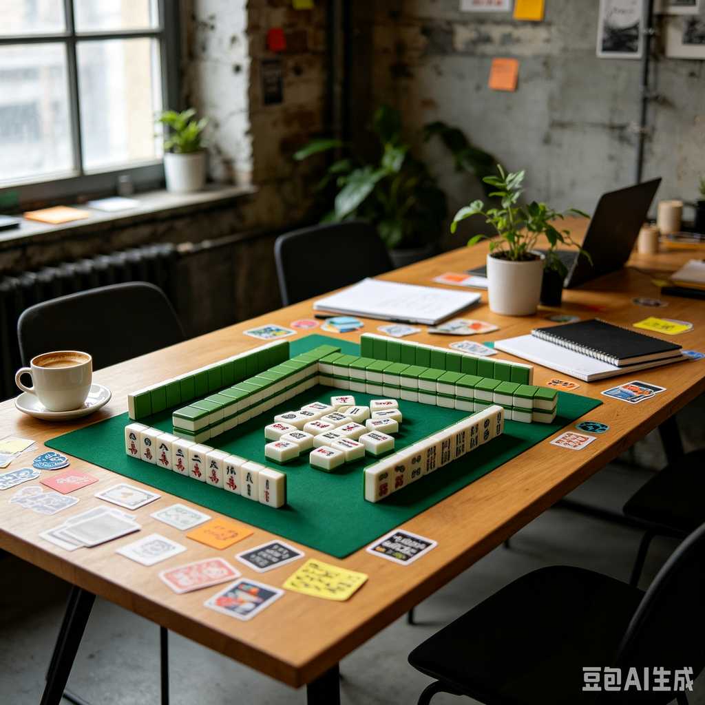 compact mahjong set for small home
